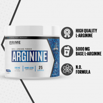 Prime Nutrition L-Arginine 125 gram Aromasız