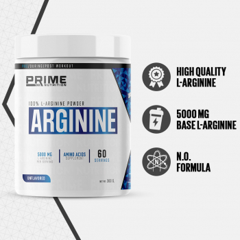 Prime Nutrition L-Arginine 300 gram Aromasız