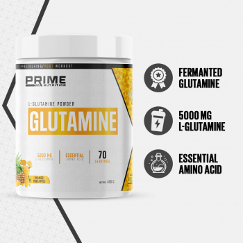 Prime Nutrition L-Glutamine 420 gram Mango & Ananas