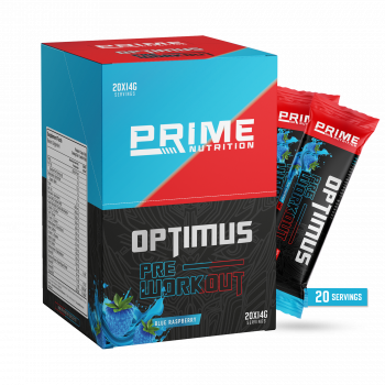 Prime Nutrition Optimus Pre-Workout 20 Adet x 14 gram Blue Raspberry