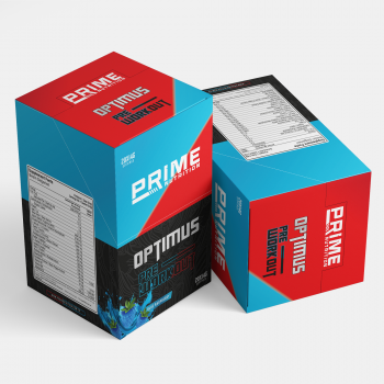 Prime Nutrition Optimus Pre-Workout 20 Adet x 14 gram Blue Raspberry