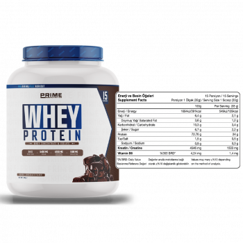 Prime Nutrition Whey Protein 495 gram Double Chocolate