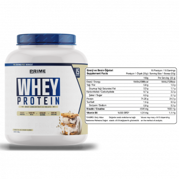 Prime Nutrition Whey Protein 495 gram Cookie & Ice Cream